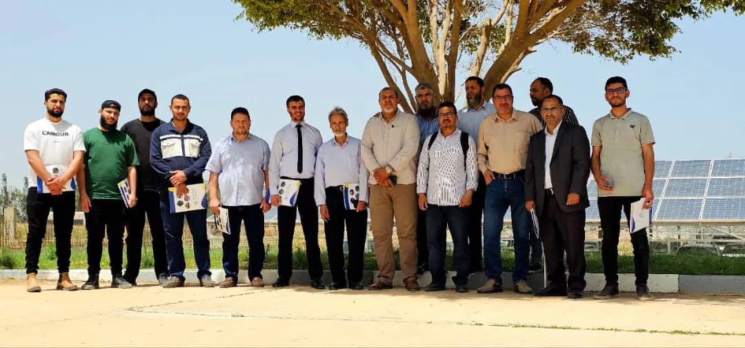  زيارة علمية لتعزيز التعاون بين جامعة المرقب ومركز بحوث الطاقة الشمسية