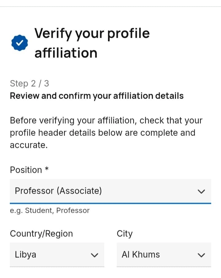تسجيل جامعة المرقب بشكل رسمي في منصة ResearchGate